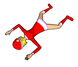 Santa Girl doll sticker #8890638