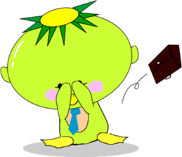 Businessman kappa kun sticker #8890803