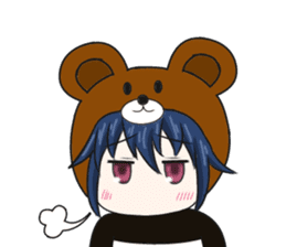 bear and panda2(kuma-panda-chan2) sticker #8891326