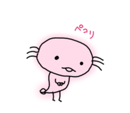 Wow! Axolotl sticker #8891531