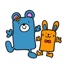 Miss.KUMAKO and Mr.USAO sticker #8891600