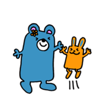 Miss.KUMAKO and Mr.USAO sticker #8891601