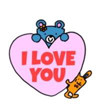 Miss.KUMAKO and Mr.USAO sticker #8891602