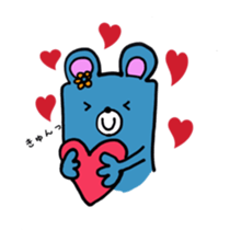 Miss.KUMAKO and Mr.USAO sticker #8891603