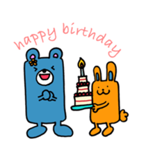 Miss.KUMAKO and Mr.USAO sticker #8891627