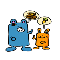 Miss.KUMAKO and Mr.USAO sticker #8891629