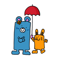 Miss.KUMAKO and Mr.USAO sticker #8891633