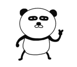 It is the panda.Panda-ish? sticker #8892784