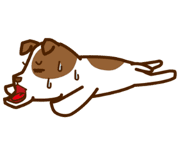 LOVE Jack Russell Terrier sticker #8892948