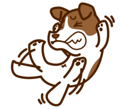 LOVE Jack Russell Terrier sticker #8892957