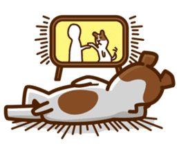 LOVE Jack Russell Terrier sticker #8892961