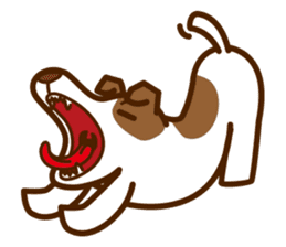 LOVE Jack Russell Terrier sticker #8892964