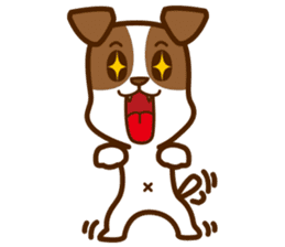LOVE Jack Russell Terrier sticker #8892968