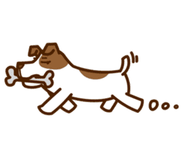 LOVE Jack Russell Terrier sticker #8892979