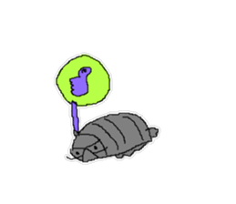 Mumu-chan of Daiou Gusokumushi sticker #8893178