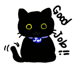 JW CAT english version sticker #8893367