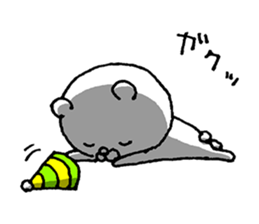 Party of a bear sticker #8894291