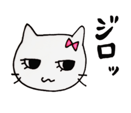 girls cat sticker #8894386