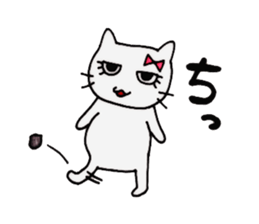 girls cat sticker #8894394