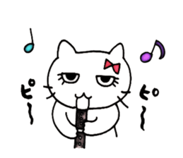 girls cat sticker #8894416