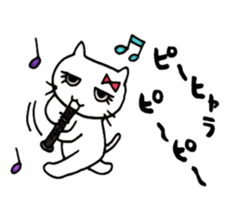 girls cat sticker #8894417