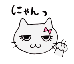 girls cat sticker #8894422