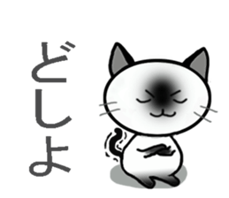 Cat of my family sticker #8894962