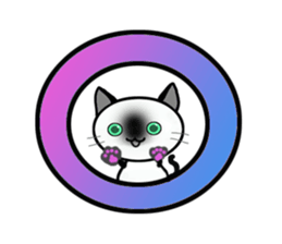 Cat of my family sticker #8894965