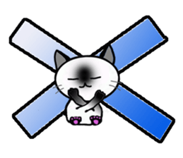 Cat of my family sticker #8894966