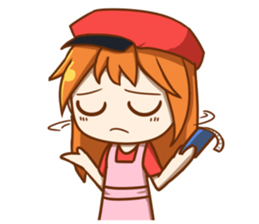 Cute Seller (EN) sticker #8895468