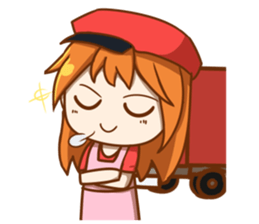 Cute Seller (EN) sticker #8895481