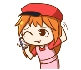 Cute Seller (EN) sticker #8895482