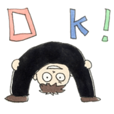 Busy dad & daughter sticker #8895624