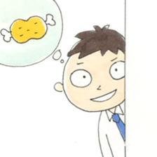 Busy dad & daughter sticker #8895628