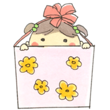 Busy dad & daughter sticker #8895646