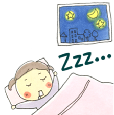 Busy dad & daughter sticker #8895650