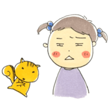 Busy dad & daughter sticker #8895661