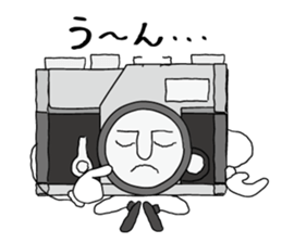 Film camera love sticker #8895786