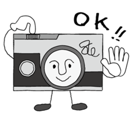 Film camera love sticker #8895787