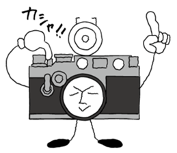 Film camera love sticker #8895793