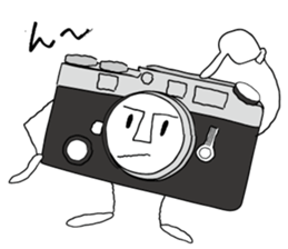 Film camera love sticker #8895798