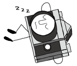 Film camera love sticker #8895805