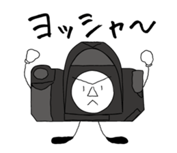 Film camera love sticker #8895807