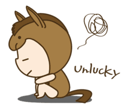 Happy New Year! Cute animal "zodiac" sticker #8896234