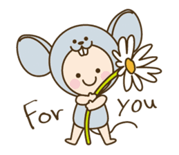 Happy New Year! Cute animal "zodiac" sticker #8896240