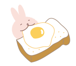 a gluttonous rabbit 3 sticker #8896345