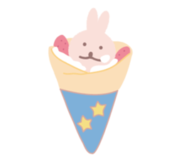 a gluttonous rabbit 3 sticker #8896350