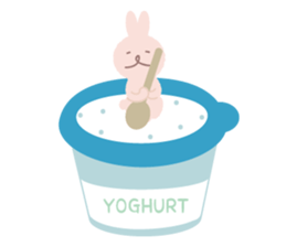 a gluttonous rabbit 3 sticker #8896356