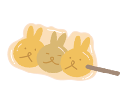 a gluttonous rabbit 3 sticker #8896358
