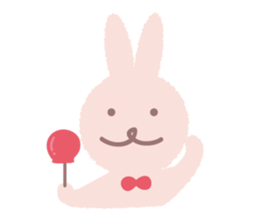 a gluttonous rabbit 3 sticker #8896365